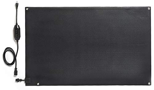 HeatTrak Heated Snow Melting Mats for Entrances - Heated Outdoor Mats - Electric Snow Melting Mats for Winter Snow Removal - Trusted Snow and Ice Melt Products - No-Slip Heated Door Mats (30” x 48")