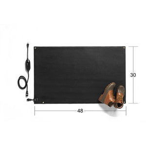 HeatTrak Heated Snow Melting Mats for Entrances - Heated Outdoor Mats - Electric Snow Melting Mats for Winter Snow Removal - Trusted Snow and Ice Melt Products - No-Slip Heated Door Mats (30” x 48")