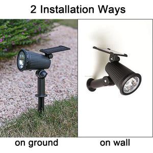 Led Solar Lights Outdoor Waterproof Solar Landscape Spotlight for Garden Lawn Yard Walkway