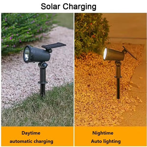 Led Solar Lights Outdoor Waterproof Solar Landscape Spotlight for Garden Lawn Yard Walkway