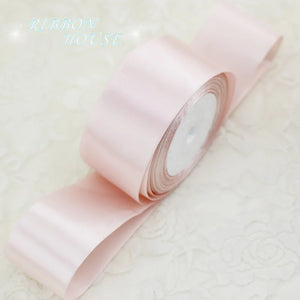 (25 yards/roll) Pink Meat Single Face Satin Ribbon Wholesale Gift Wrapping Christmas ribbons