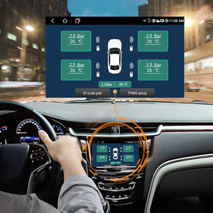 Deelife Android TPMS for Car Radio DVD Player Tire Pressure Monitoring System Spare Tyre Internal External Sensor USB TMPS