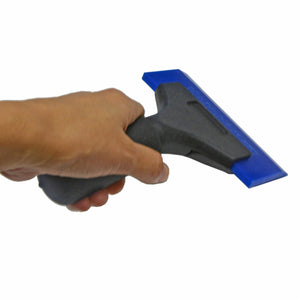 EHDIS Car Shovel with BlueMax Rubber Blade Window Tint Dry Cleaning Glass Scraper Water Wiper Squeegee Winter Snow Removal Tools