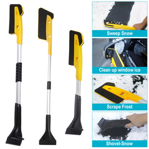 New Style Car EVA Snow Shovel Multifunctional Snow Shovel Long Rod Deicing Ice Sweep Tool Snow Removal Brush For Winter