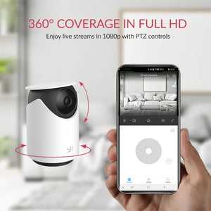 YI 1296P 3MP Dome U Wifi Surveillance Camera Pan&Tilt IP CCTV Smart Home Baby Pet Monitor Security Protection Auto Tracking