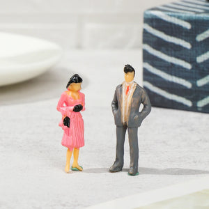 100pcs 1:100/1:150/1:75/1:50 Scale Plastic People Figures Model Building Passengers DIY Character Mixed Color Pose Kids Toys