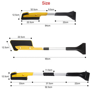 New Style Car EVA Snow Shovel Multifunctional Snow Shovel Long Rod Deicing Ice Sweep Tool Snow Removal Brush For Winter