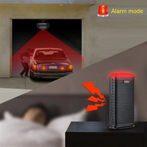 KERUI Motion Alarm Wireless Security Alarm Waterproof PIR Motion Sensor Detector Driveway Garage burglar Alarm System Door Bell