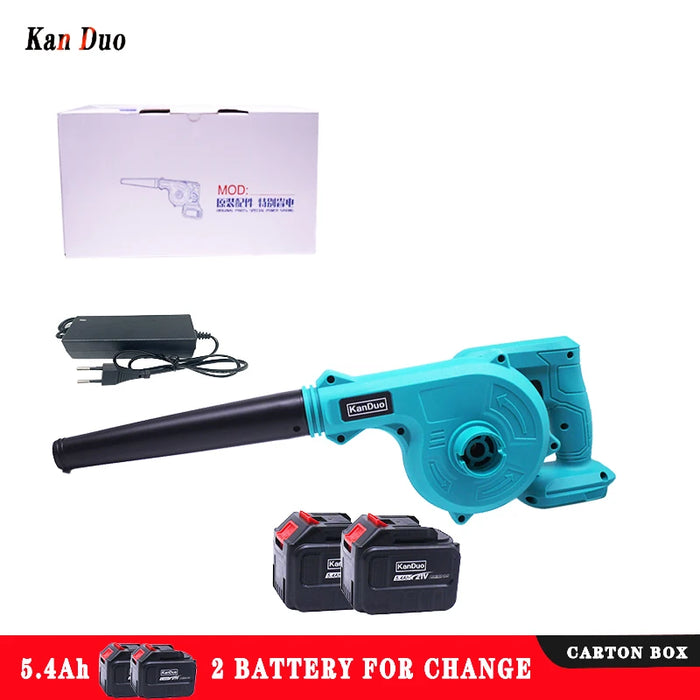 Kanduo 21V winter car cordless snow blower High power blower for yard cleaning and leaf cleaning Electric air precipitator