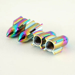 DSYCAR 4Pcs/Set Multicolor Car Moto Bike Tire Wheel Valve Cap Dust Cover Car Tire Valve Stem Caps Car Styling