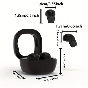 Wireless Headphones Bluetooth Headset Invisible Earbuds With Mic Noise Cancelling Earphone Suitable for people with small ears