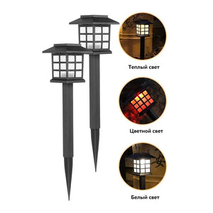 New LED Solar Pathway Lawn Lights Outdoor IP65 Waterproof Solar Lamp Decoration For Garden Walkway Path Driveway Patio Yard Lawn