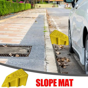 Car Curb Ramp Heavy Duty PVC Portable Lightweight Threshold Ramp Anti-slip Car Wheel Driveway Ramps Bike Motorcycle Accessories