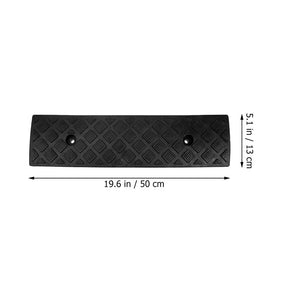 2pcs Curb Ramps Sidewalk Ramps Car Ramps Car Curb Ramps Motorcycle Pad Heavy Duty Loading Ramp Driveway Ramps Rubber Curb Ramps