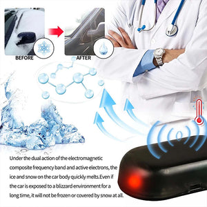 1-10PCS Winter Car Interference Antifreeze Device Electromagnetic Molecular Snow Removal Instrument Windshield Deicer
