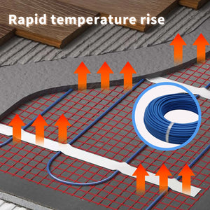 20W 5~160m Infrared Insulated Alloy Heating Wire Cable Used for Under Tile Laminate Floor Heating System Driveway Snow Melting