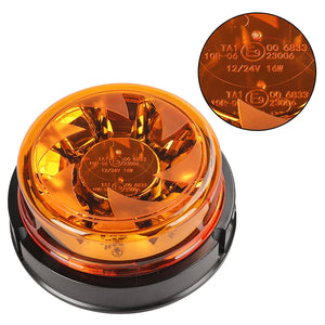 12v-24v Emergency traffice Lights Vehicles Amber LED Strobe Warning lights with Mount Cars Truck Tractors Snow Plow Constructio