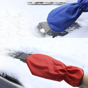 Car Ice Scraper Snow Scraper Removal Glove Cloth Cleaning Snow Shovel Ice Scraper Tool For Auto Window Outdoor Snow Shovel