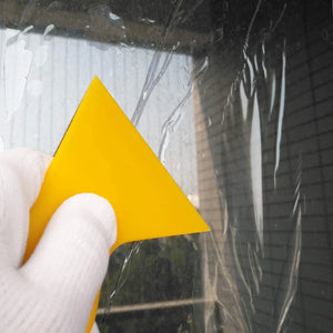 10x Plastic Auto Car Window Cleaning Scraper Sticker Film Bubble Squeegee Windshield Snow Shovel Glass Water Glue Remover Knife