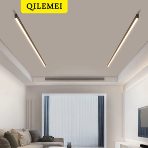 Long strip surface mounted ceiling lights simple walkway balcony bedroom dining room wall living room without main ceiling lamp