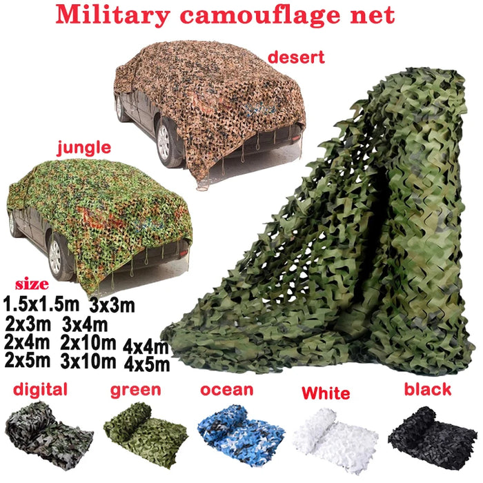 Military camouflage net gazebo camouflage net shade net garden decoration net green jungle camouflage white camouflage beige 2x3