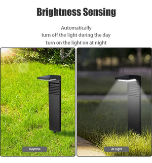 Solar Portable Home Emergency Camping Lawn Lamp Outdoor Waterproof LED Light Pathway Landscape Garden Lights for Yard Walkway