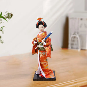 Ethnic Japanese Geisha Dolls Folk for Home Tabletop Decoration Statuette Japanese Doll Ornaments Decor Girl