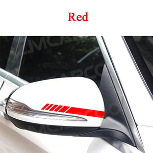 1 Pair Car Sticker Car Rearview Mirror Side Decal Stripe Vehicle Body Trim Sticker Exterior Decoration Body Car Accessories