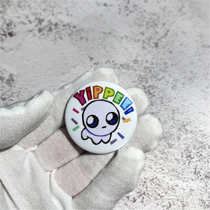 Tbh Creature  Soft Button Pin Collar Brooch Cartoon Creative Clothes Jewelry Decor Women Metal Gift Hat Cute Badge Lapel