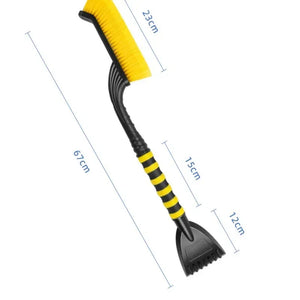 Car Snow Scraper Sweeping Shovel for Winter with EVA Foam Handle Auto Cleaning Brush Ice Scraper Remover Auto Windshield