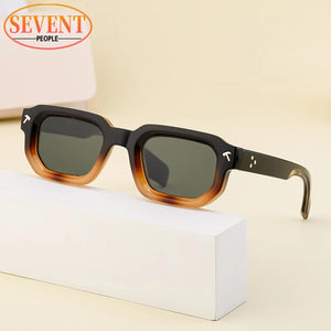 Polarized Square Sunglasses Men 2024 Luxury Brand Designer New Fashion Rectangle Sun Glasses For Women Driving Shades Eyewear