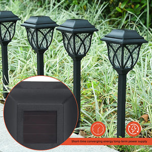 2PCS LED Solar Pathway Lawn Light Outdoor IP65 Waterproof Solar Lamp Decoration For Garden Walkway Path Driveway Patio Yard Lawn