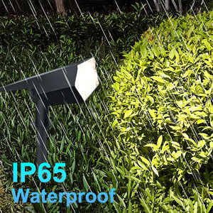 92 LED Solar Lawn Lights Landscape Spotlights Garden Solar Spot Lights Bright Warm/White 2 Lighting Color Adjustable Walkway