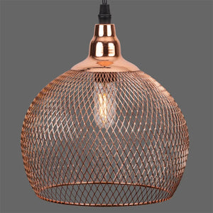 Modern Simple Chandelier Nordic Restaurant Bar Lighting Living Room Walkway Retro Rose Gold Bird Cage Creative Light Fixture