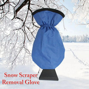 Car Ice Scraper Snow Scraper Removal Glove Cloth Cleaning Snow Shovel Ice Scraper Tool For Auto Window Outdoor Snow Shovel