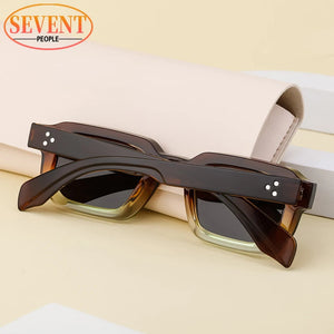 Polarized Square Sunglasses Men 2024 Luxury Brand Designer New Fashion Rectangle Sun Glasses For Women Driving Shades Eyewear