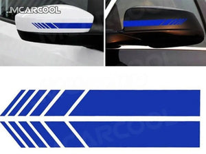 1 Pair Car Sticker Car Rearview Mirror Side Decal Stripe Vehicle Body Trim Sticker Exterior Decoration Body Car Accessories