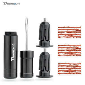 Deemount original Bicycle Tubeless Tire Repair Tool Tyre Drill Puncture for Urgent Glue Free Repair Optional  Rubber Stripe