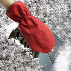 Car Ice Scraper Snow Scraper Removal Glove Cloth Cleaning Snow Shovel Ice Scraper Tool For Auto Window Outdoor Snow Shovel