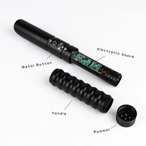 TXQSABER RGB Pixel Smooth Swing Lightsaber Metal Handle Heavy Dueling Colors Change Force Sounds Blaster Laser Sword Kids Toys