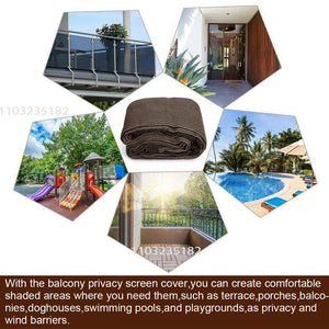 UV resistant sunshade net, outdoor sunshade sail, outdoor sunshade, garden terrace, swimming pool, car cover, coffee color