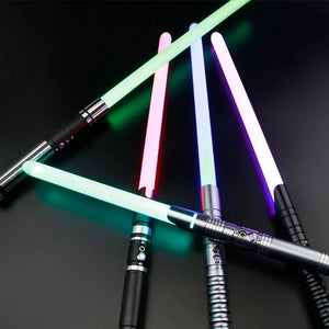 RGB Metal Lightsaber Laser Espada Sabre De Luz Sword Rave Weapon 12 Colors Change 5sets Soundfonts Force FX FOC Blaster Toy