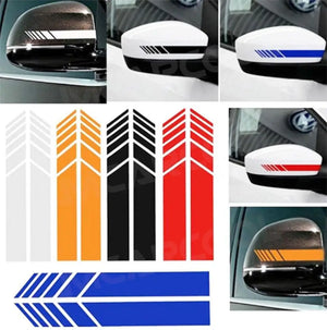 1 Pair Car Sticker Car Rearview Mirror Side Decal Stripe Vehicle Body Trim Sticker Exterior Decoration Body Car Accessories