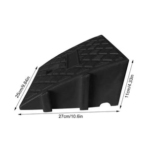 Car Wheel Driveway Ramps For Car Trailer Truck Bike Accessories Tires Curb Ramps Heavy Duty Threshold Ramp Kit  25X27X11cm/13CM