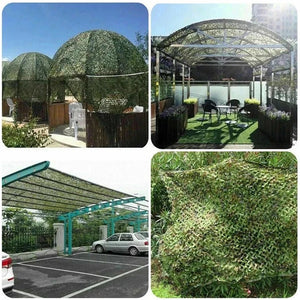 Reinforced camouflage mesh 1.5x5m 1.5x10m 3x4m 4x5m Beach pavilion garden awning camouflage canvas mesh 7 colors