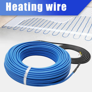 20W 5~160m Infrared Insulated Alloy Heating Wire Cable Used for Under Tile Laminate Floor Heating System Driveway Snow Melting