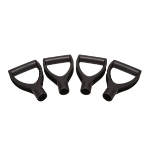 4Pcs D Grip Hand Shovel Handle for Digging Scoop Back Saver Replacement Raking Gardening Tool Snow Removal Garden Tools