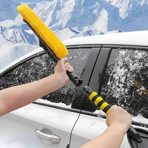 Car Snow Brush Extendable Cleaning Removal Shovel Scraper Winter Auto Brushes Windshield Deicer Remover Tools Wash Defroster