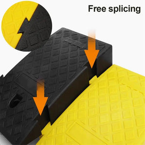 Car Curb Ramp Heavy Duty PVC Portable Lightweight Threshold Ramp Anti-slip Car Wheel Driveway Ramps Bike Motorcycle Accessories