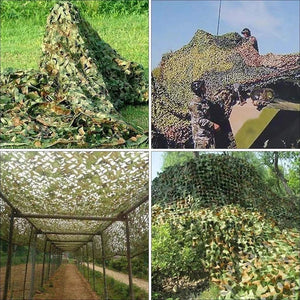 1.5mx1m 4mx5m Military Camouflage Nets White Blue Beige Desert for Hunting Hiding Mesh Outdoor Awning Garden Shading Gazebo